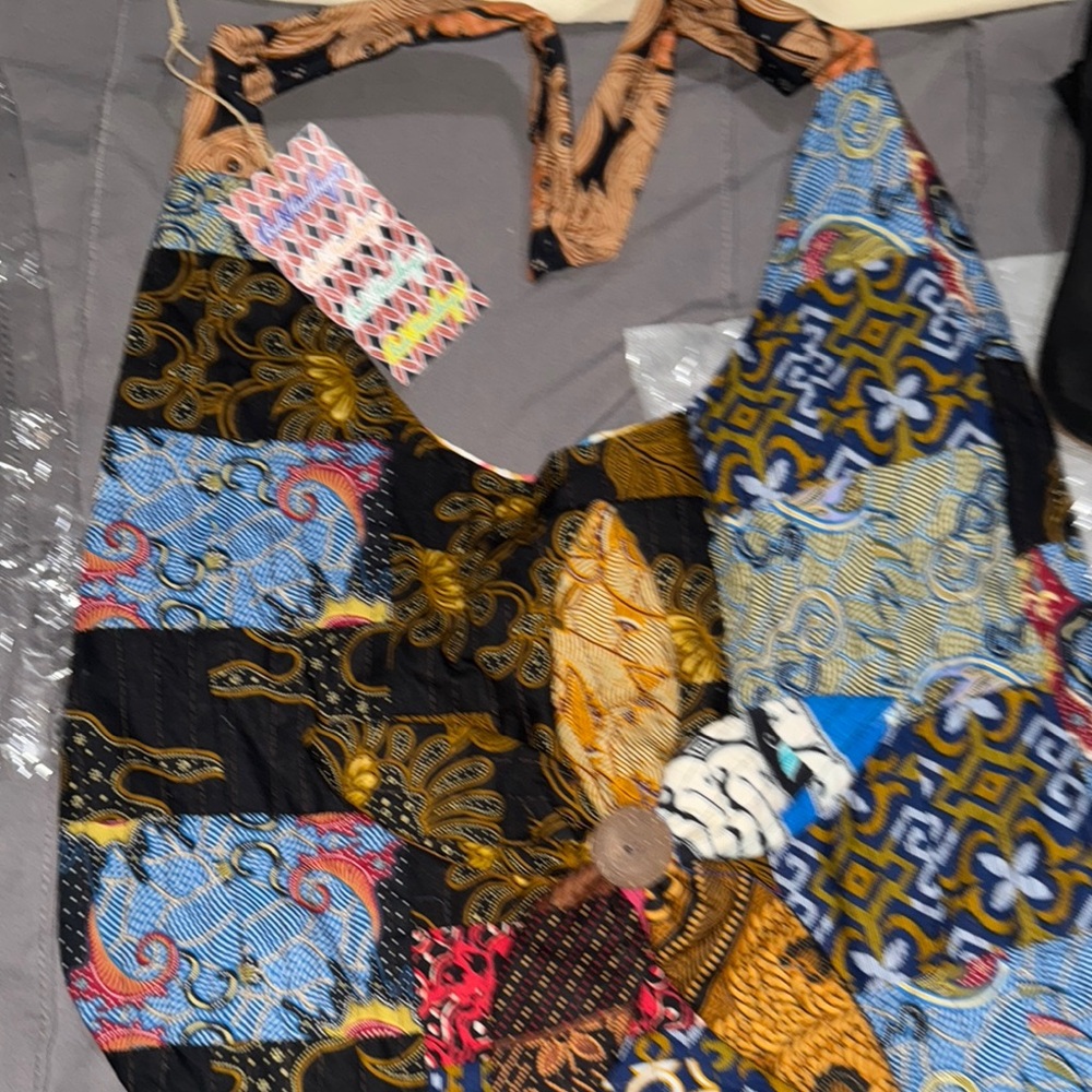 Patchwork Shoulder Bag - Multicolor